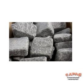 Камни для бани и сауны Габбро-Диабаз обвалованный Банные штучки 20 кг