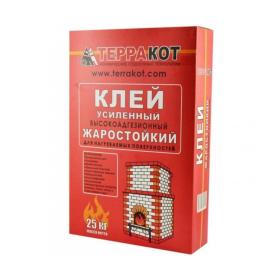 Клей жаростойкий усиленный Терракот 25 кг