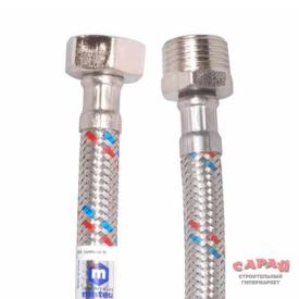 Подводка для смесителя 1/2"хМ10x1х35 1/2"хМ10x1х18 0,4 м Г/Ш 2 шт Mateu