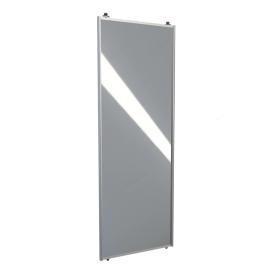 Дверь для шкафа-купе ДШК 804х2252 мм серебро С зеркало