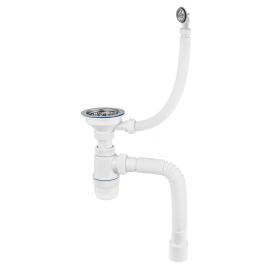 Сифон для мойки 3 1/2"х40/50 с гофротрубой 800 мм Элит Wirquin 30986164
