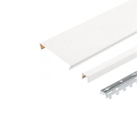 Комплект потолка алюм A100AS HL0101B 1350х900 мм белый жемчуг