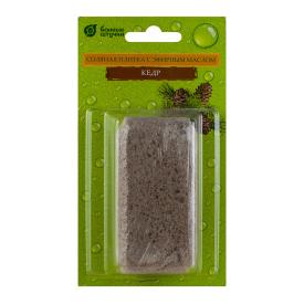 Плитка соляная с эфирным маслом кедра Банные штучки 0,2 кг