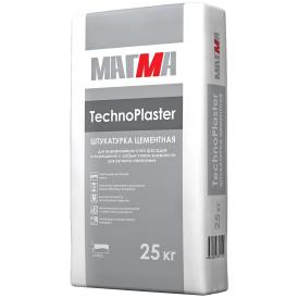 Штукатурка цементная ручного нанесения Магма TechnoPlaster 25 кг