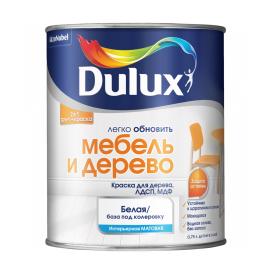 Краска для мебели и дерева Dulux база BC матовая 0,75 л