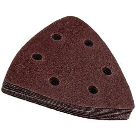 Насадка пильная шлифовальная для МФИ 93 мм P120 6 отверстий 10 шт дельта Velcro Практика 240-454