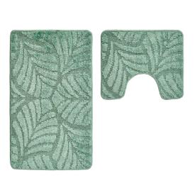 Набор ковриков для ванной комнаты 50х80/50х40 см Актив icarpet зеленый