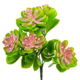 Цветок искусственный Брассика 25 см розовый