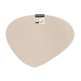 Салфетка сервировочная треугольная Beige 45х36 см бежевая