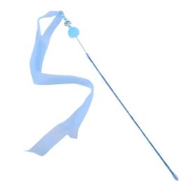 Игрушка-дразнилка на палочке ЦапЦап ленточка голубая 42 см