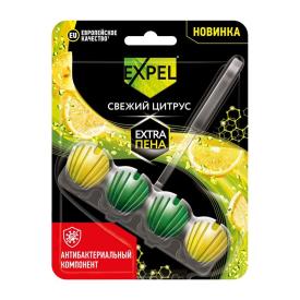 Средство чистящее для унитаза Блок Expel Свежий цитрус 50 г