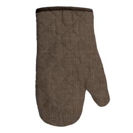Прихватка-рукавица рогожка Wenge 18х33 см рис 60008-10 Juliet coffe арт 903