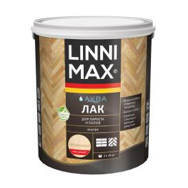 Лак акриловый для паркета и полов Linnimax Аква глянцевый 2,5 л