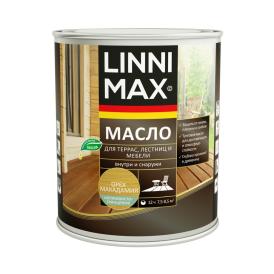 Масло для террас, лестниц и мебели Linnimax орех макадамия 0,75 л