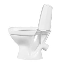Унитаз-компакт Gesso Home de luxe W101, сиденье из полипропилена, 1 уровневая арматура, косой выпуск - вид сбоку
