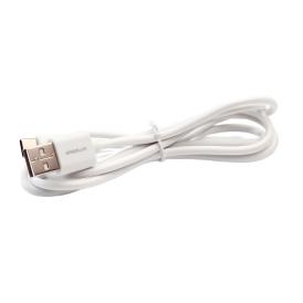 Кабель USB-Type C Ergolux 15095 3А 1,2 м зарядка + передача данных белый в коробке