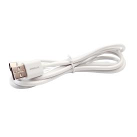 Кабель USB-Type C Ergolux 15095 3А 1,2 м зарядка + передача данных белый в коробке