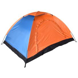 Палатка туристическая 3-х местная 200х150х110 см однослойная микс арт.10919-00149