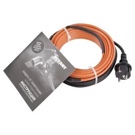 Кабель греющий саморегулирующийся пищевой ECO Line 10HTM2-CT 6 м 60Вт Rexant 51-0603