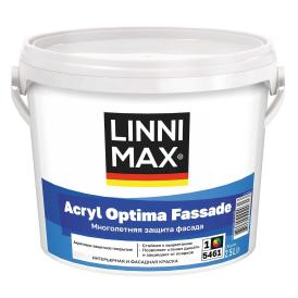 Краска в/д для наружных работ Linnimax Acryl Optima Fassade База 1 2,5 л