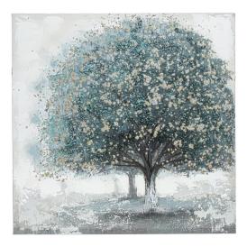 Картина Дерево голубое 60х60х3,5 см