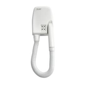 Фен для волос настенный Puff-850B 850Вт белый с гибким шлангом 18,5х9,5х22 см