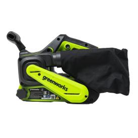 Машина шлифовальная ленточная аккумуляторная Greenworks G24BS 24В 76х457 мм без АКБ и ЗУ