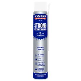 Пена монтажная бытовая всесезонная для окон и дверей Krass Home Edition Strong 0,7 л