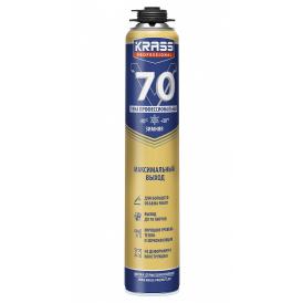 Пена монтажная профессиональная Krass Professional V70 зимняя 890 мл