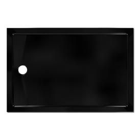 Поддон душевой акриловый Universal Pro Black N 120х80 см прямоугольный низкий