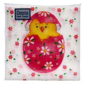 Салфетки бумажные Сюрприз 24х24 см 1 сл 40 шт Desna Design