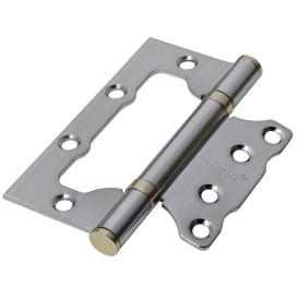 Петля без врезки Rucetti RFHN SC 100х75х2,5 мм мат. хром 1 шт