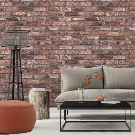 обои Euro Decor кирпичи 1,06х10,05 вид сбоку